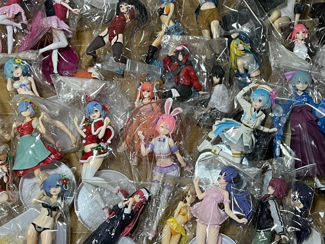 ジャンク品69体 美少女等プライズフィギュア開封品 まとめ売り