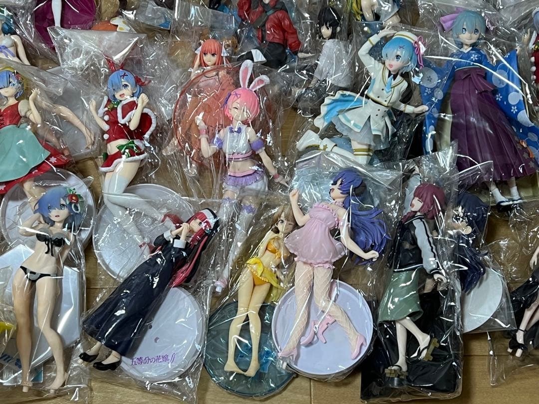 ジャンク品69体 美少女等プライズフィギュア開封品 まとめ売り