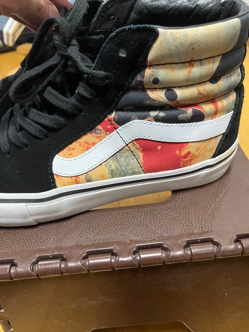 VANS × supreme コラボ 別注 sk8-hi 26.5 - メルカリ