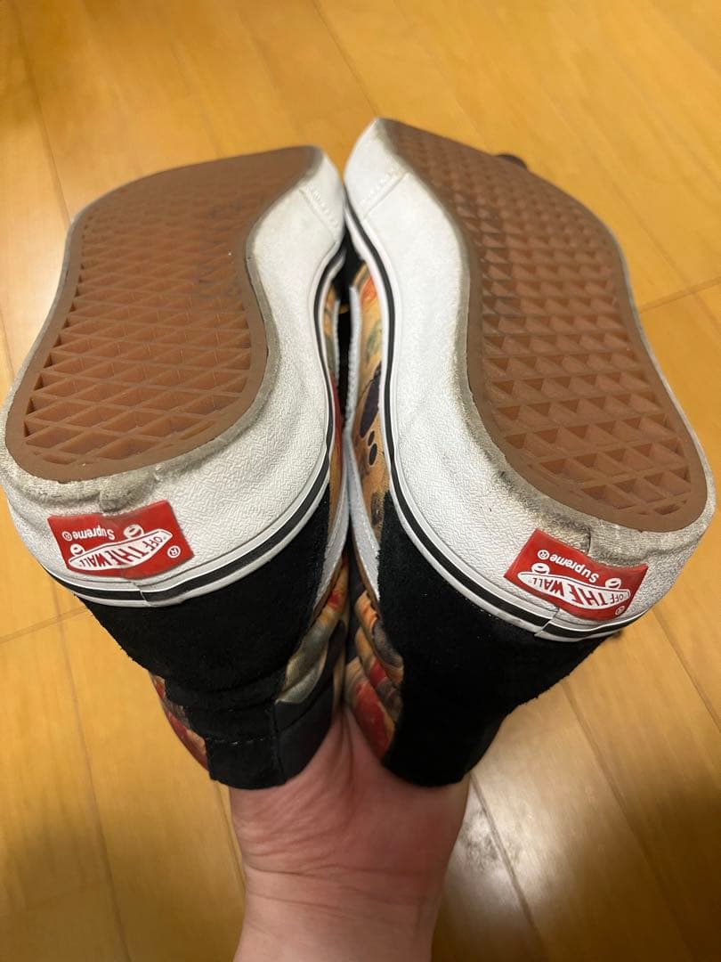 VANS × supreme コラボ 別注 sk8-hi 26.5 - メルカリ