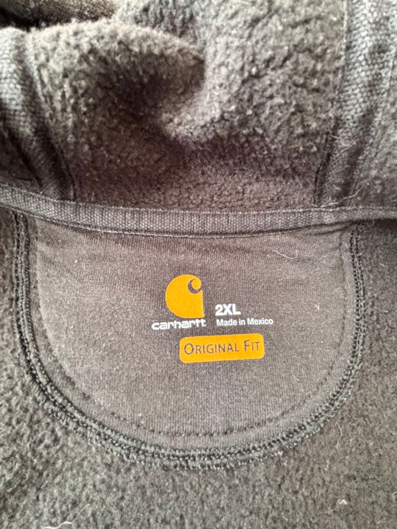 Carhartt カーハート ダークグレー ジップアップパーカー 2XL - メルカリ