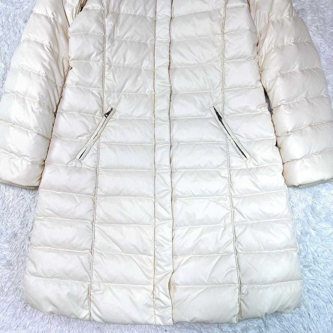 MaxMara WEEKEND ロングダウンジャケット アイボリー 38 - メルカリ