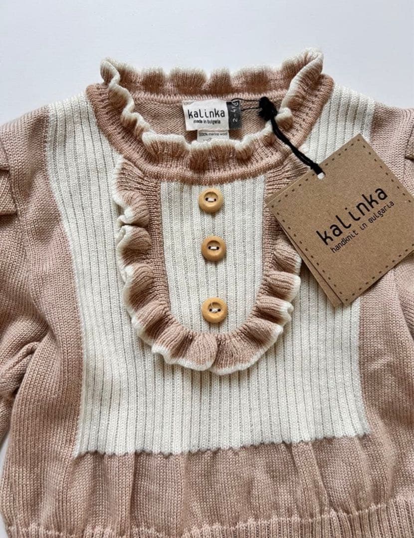 kalinka kids ニットワンピース 2-4Y カリンカ KALINKA - メルカリ