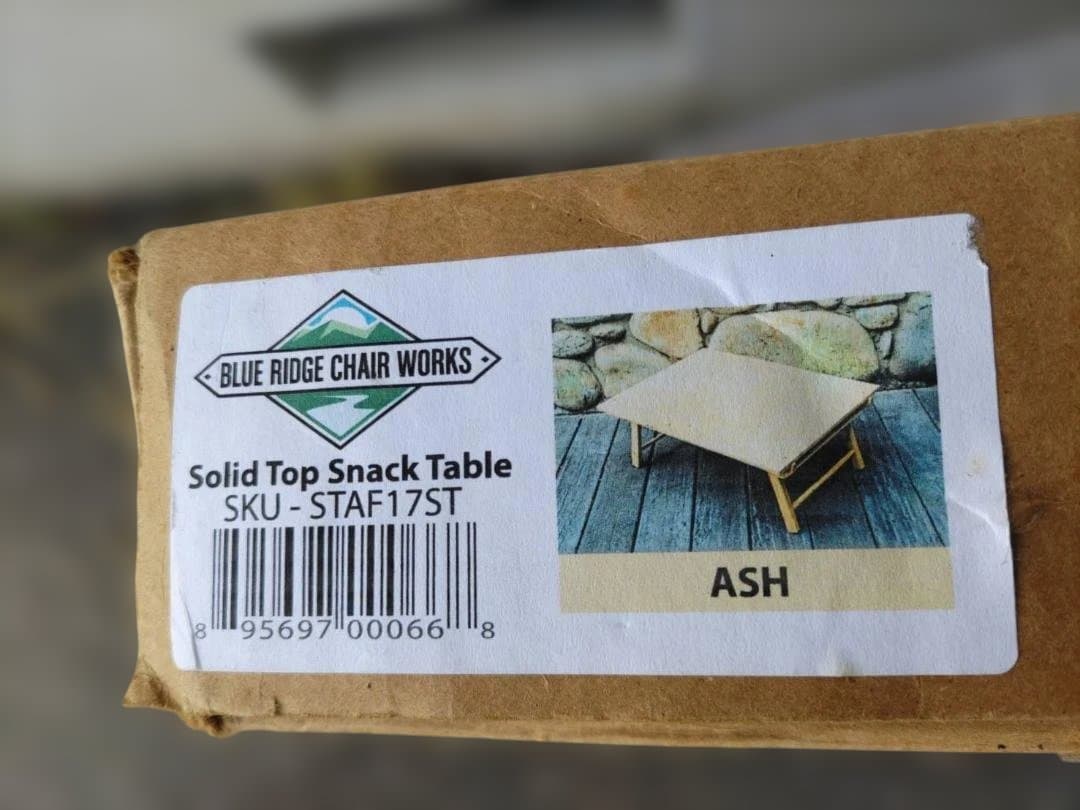 新品未使用 ブルーリッジチェアワークス LSソリッドトップ スナック