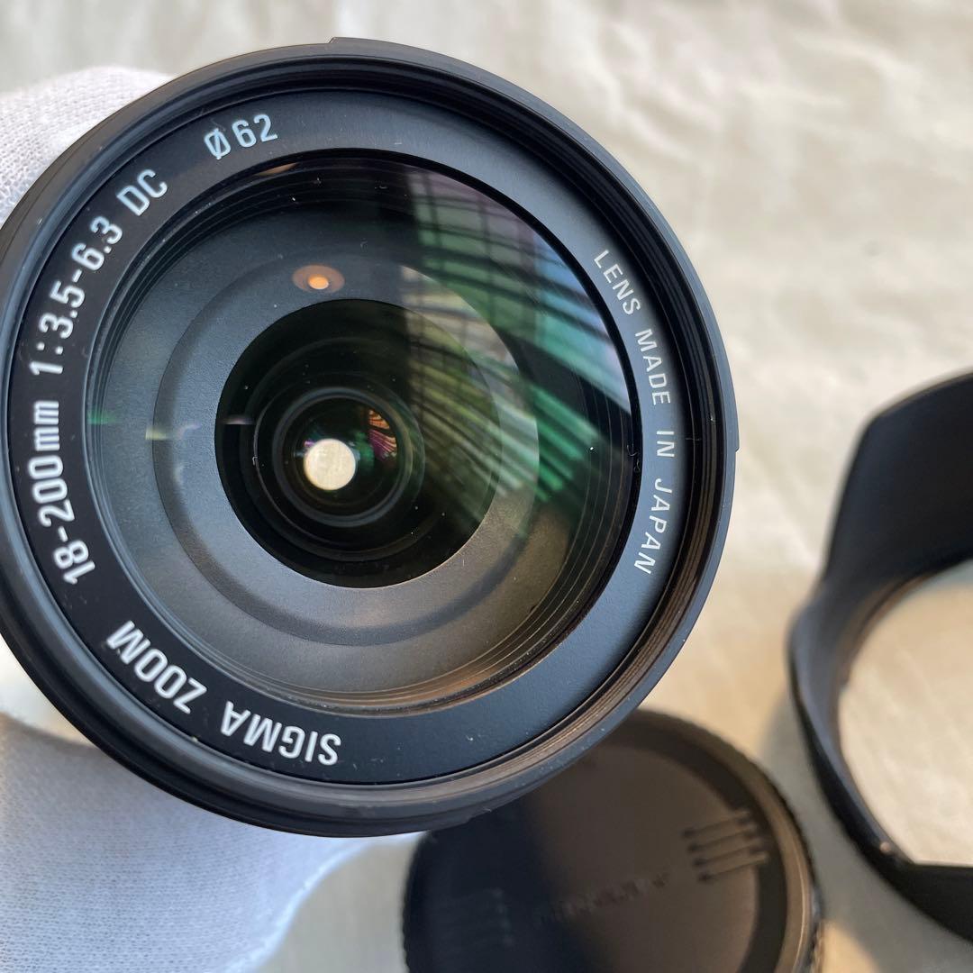 レンズ(ズーム) SIGMA ZOOM 18-200mm F3.5-6.3 DC