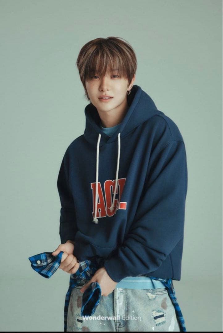 TREASURE Wonderwall パーカー ACL HOODIE ネイビー - メルカリ