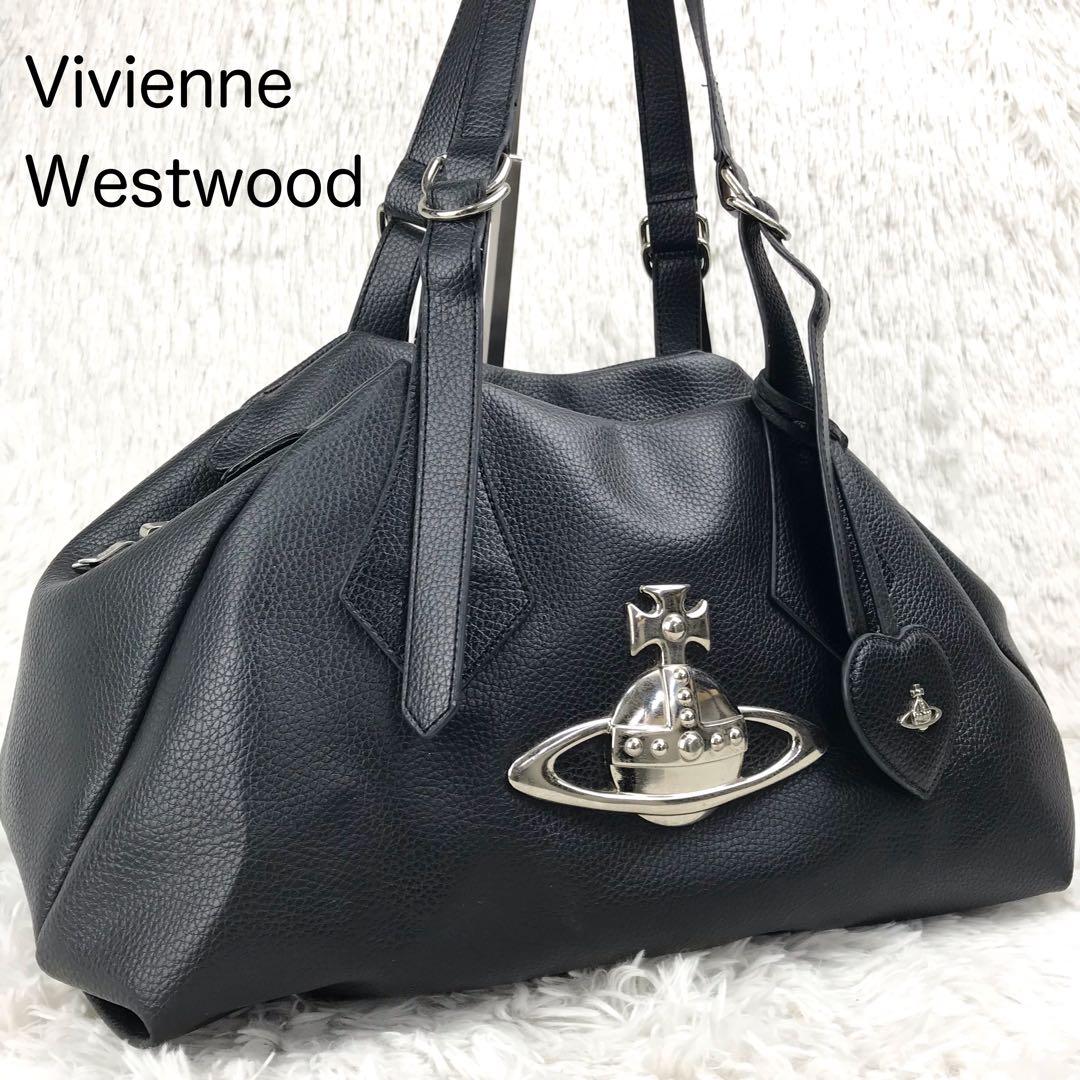 人気】 ヴィヴィアンウエストウッド ボストンバッグ ビッグオーブ