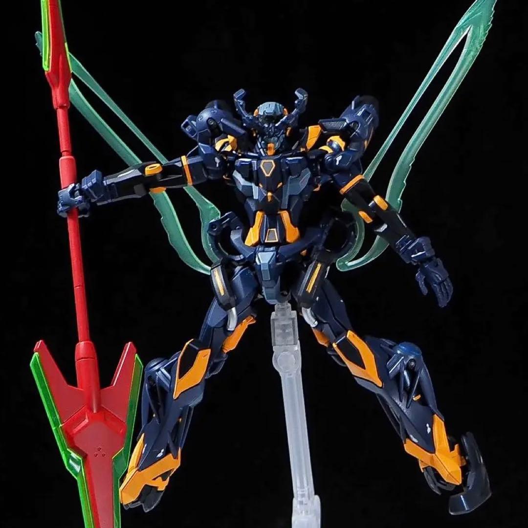 HG ジークアクス 全塗装 完成品 ガンプラ 塗り分け エヴァ 2 - メルカリ