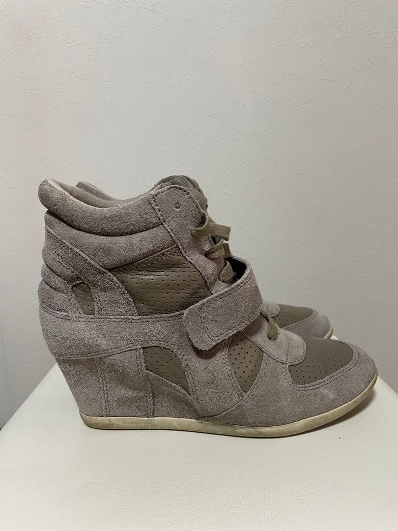 QSH アッシュ ウェッジソールスニーカー 23.5cm