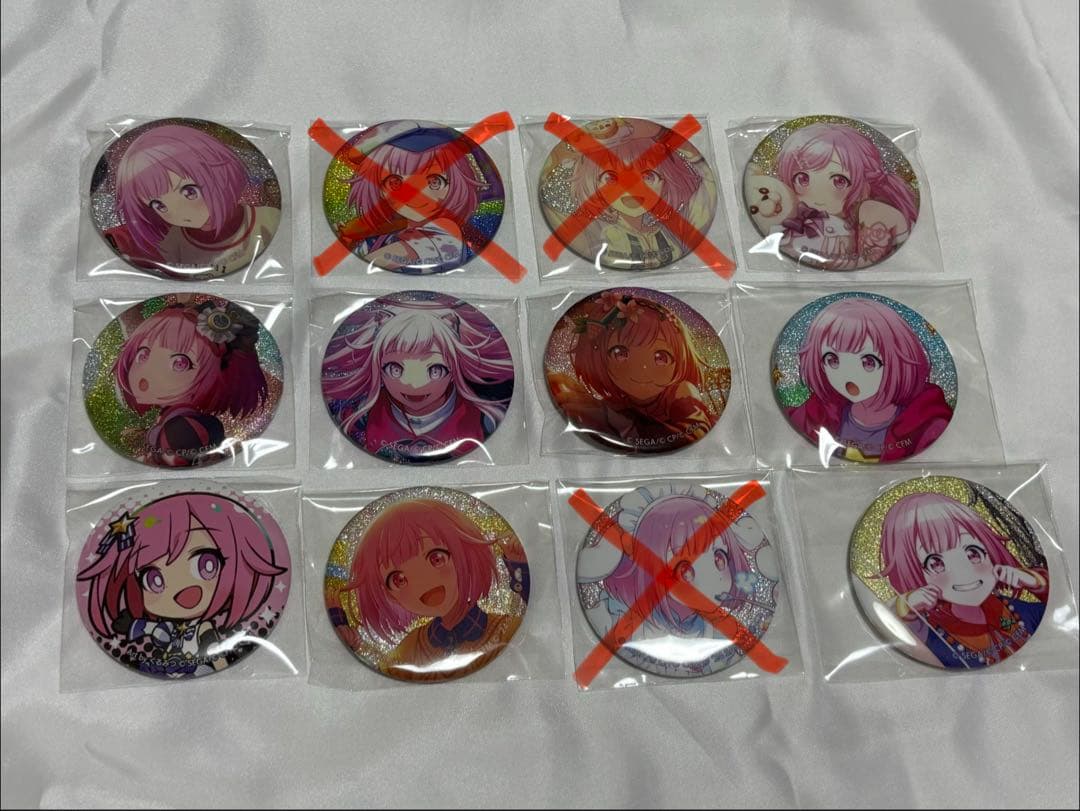 プロセカ 鳳えむ 缶バッジ サンリオ 色紙 ぱしゃこれ ヴァイス まとめ売り