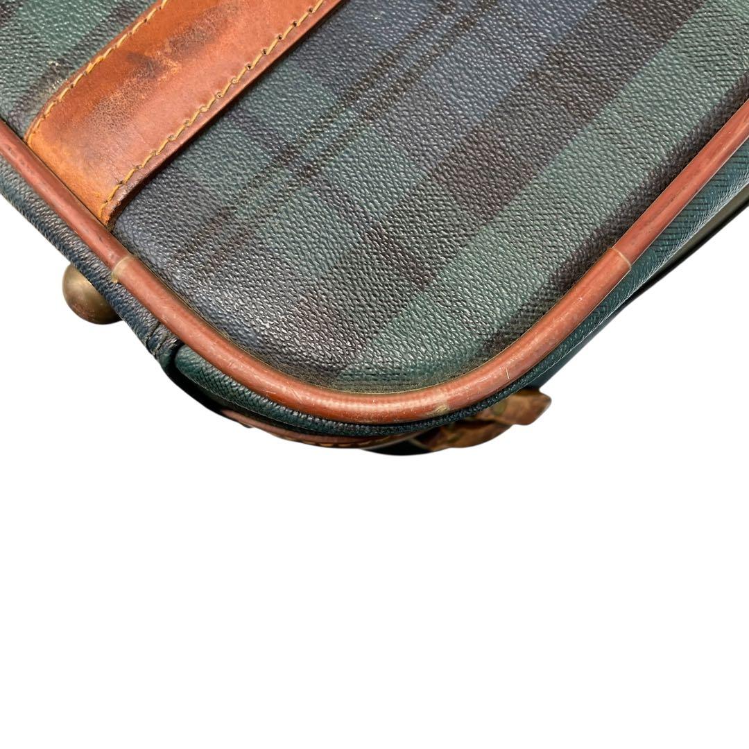 希少】ラルフローレン トラベルバッグ ブラックウォッチ PVC レザー 大