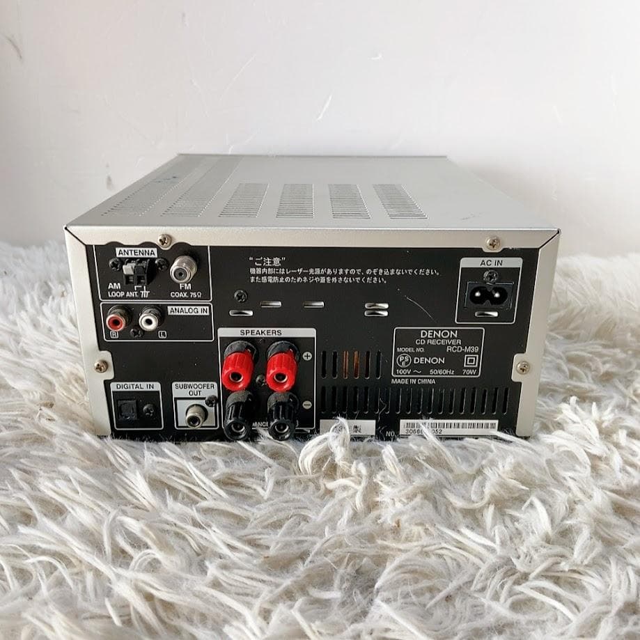 Denon RCD-M39-SP CDレシーバー iPod対応 シルバー - メルカリ