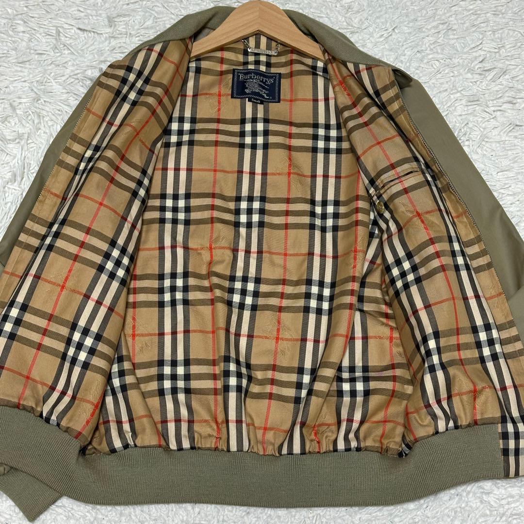 美品 Burberry スウィングトップ 玉虫色 ノバチェック シャドーホース