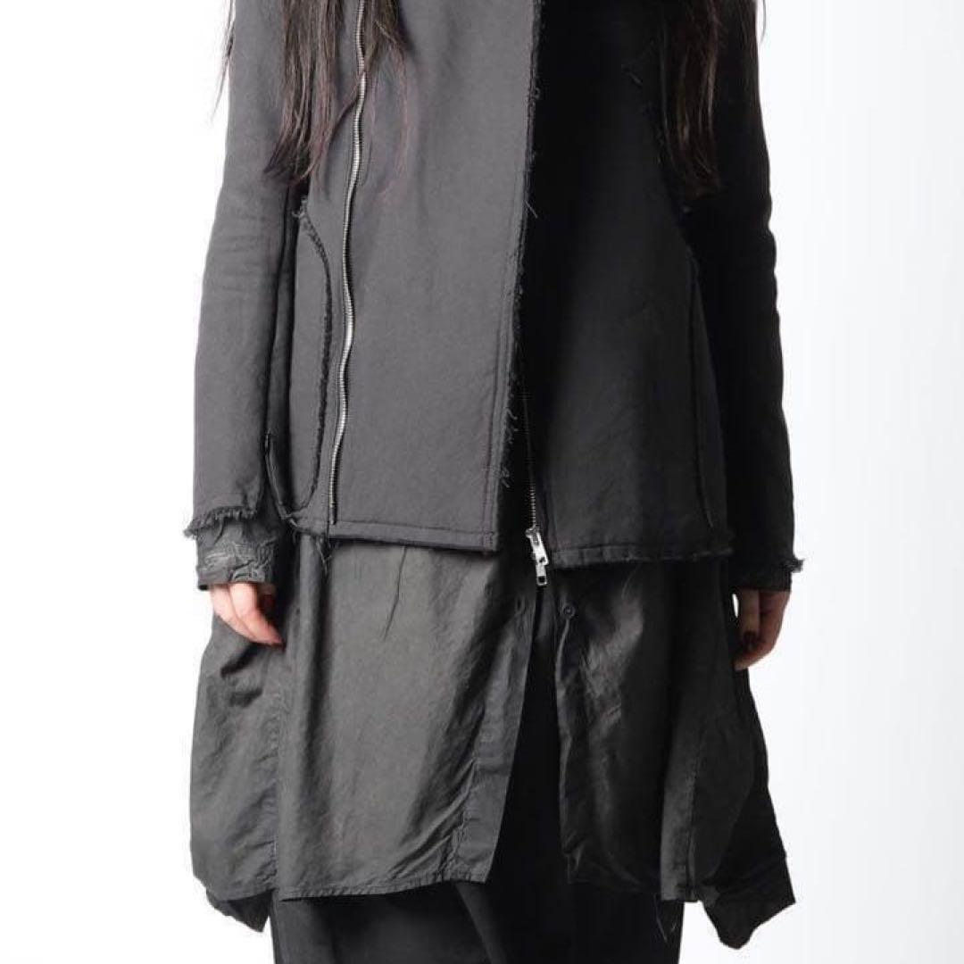 【フォロー割引適用】ヌード マサヒコマルヤマ ライダースジャケット S チャコー