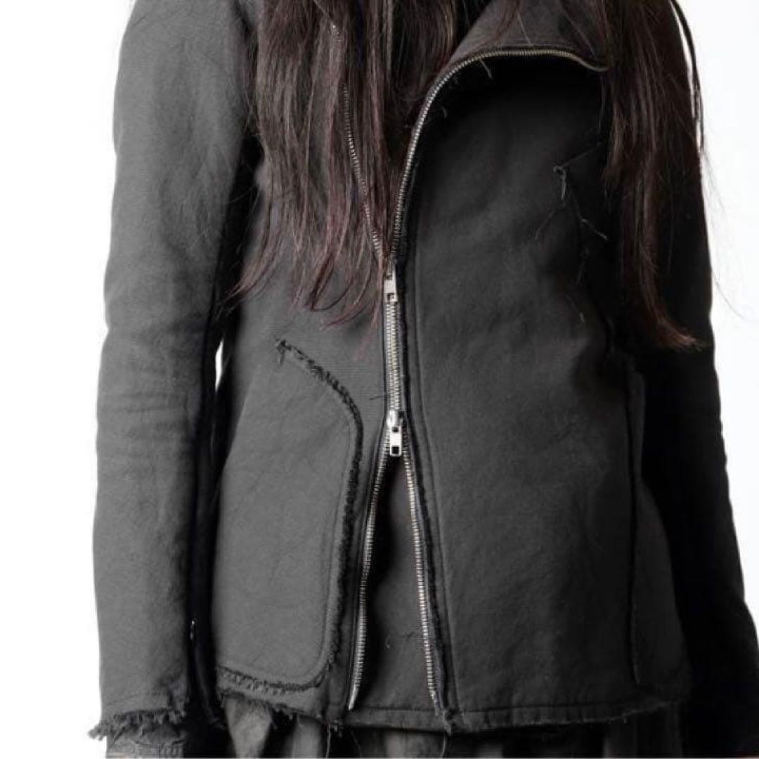 【フォロー割引適用】ヌード マサヒコマルヤマ ライダースジャケット S チャコー