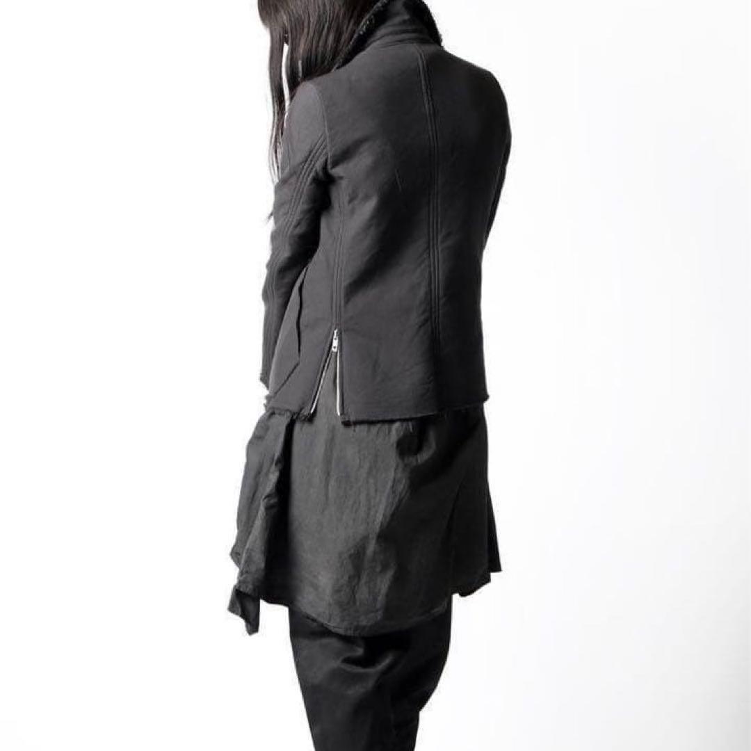 【フォロー割引適用】ヌード マサヒコマルヤマ ライダースジャケット S チャコー