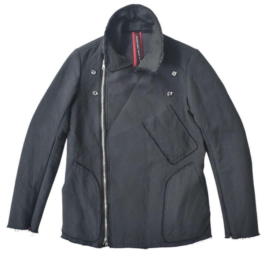 【フォロー割引適用】ヌード マサヒコマルヤマ ライダースジャケット S チャコー