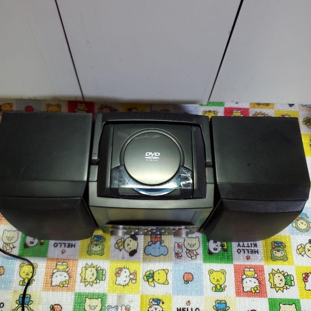 エグゼモード 7インチDVDコンポ リモコンセット 動作品 USB使えます