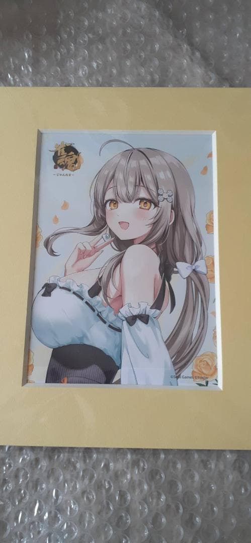 雀魂-じゃんたま 記念 「北見紗和子」『イラストペーパー額縁スタンド