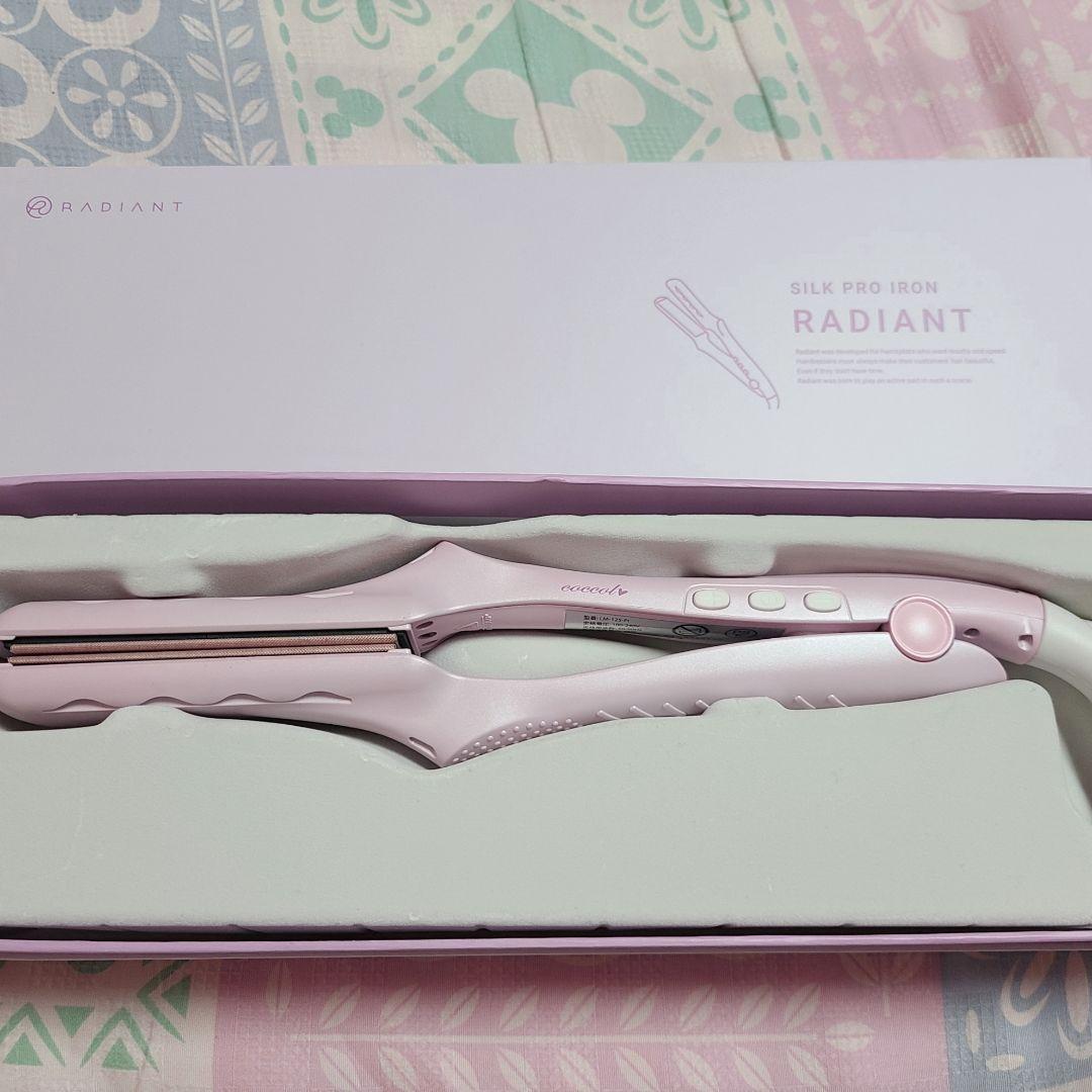 RADIANT 28mm 限定カラー ピンク ストレートヘアアイロン - ヘア
