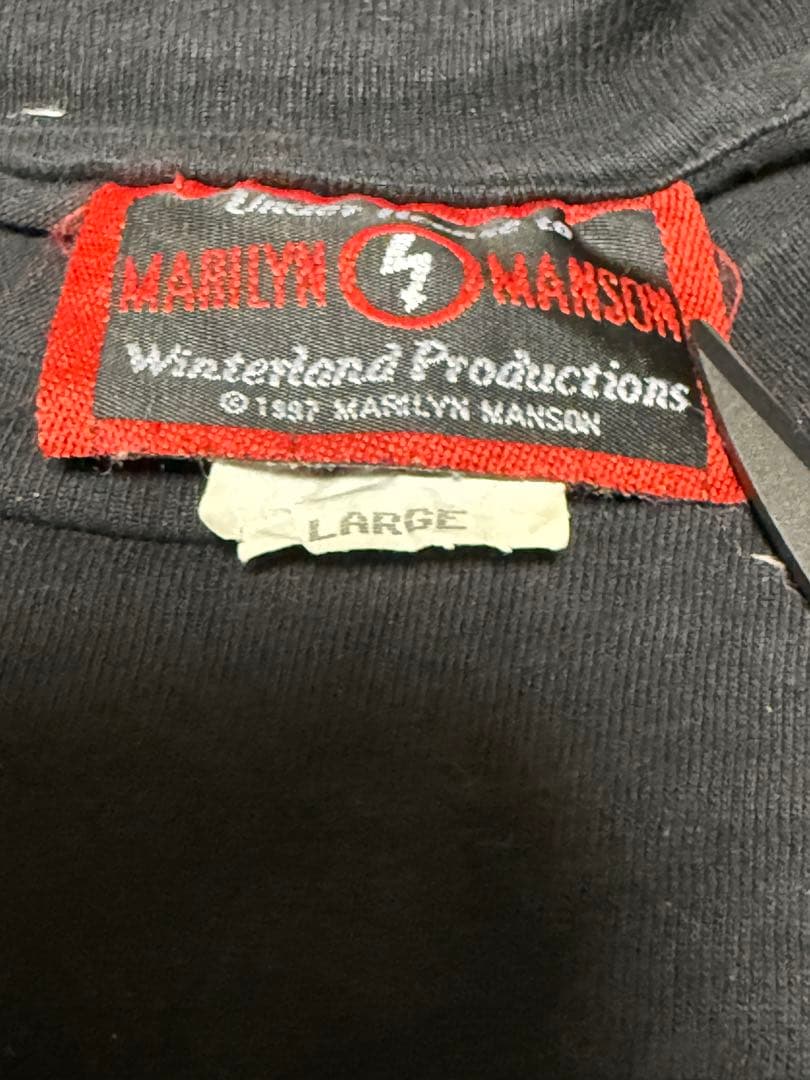 Marilyn Manson Tシャツ 1997年製 Lサイズ