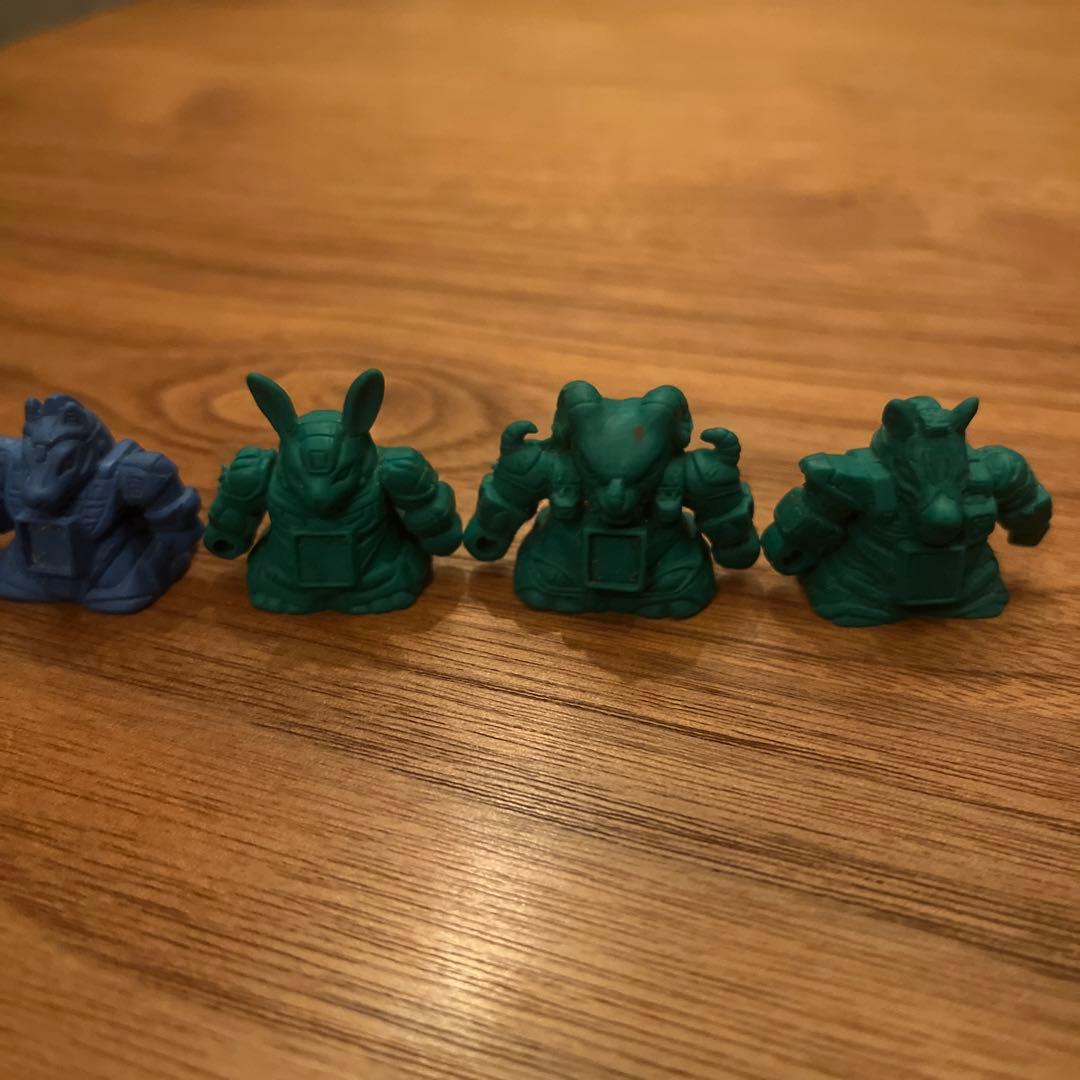 ビーストフォーマー　消しゴム　当時物　レトロ　6体セット