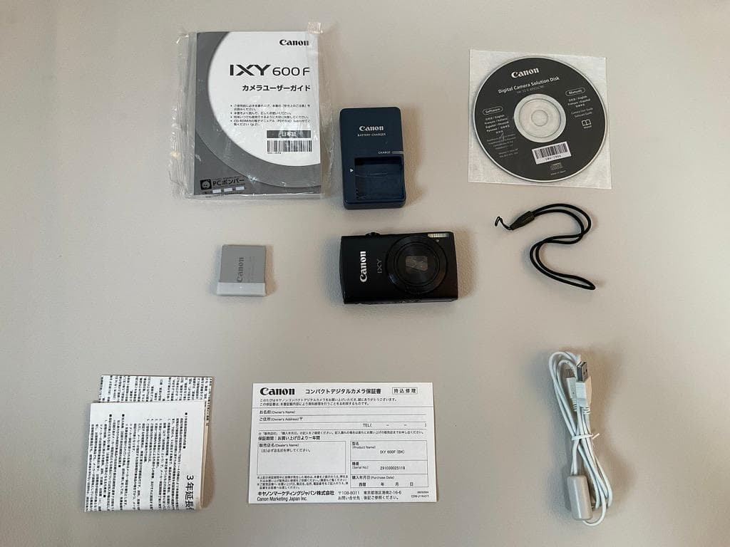 Canon IXY 600F ブラック｜付属品あり｜コンパクトデジカメ - メルカリ