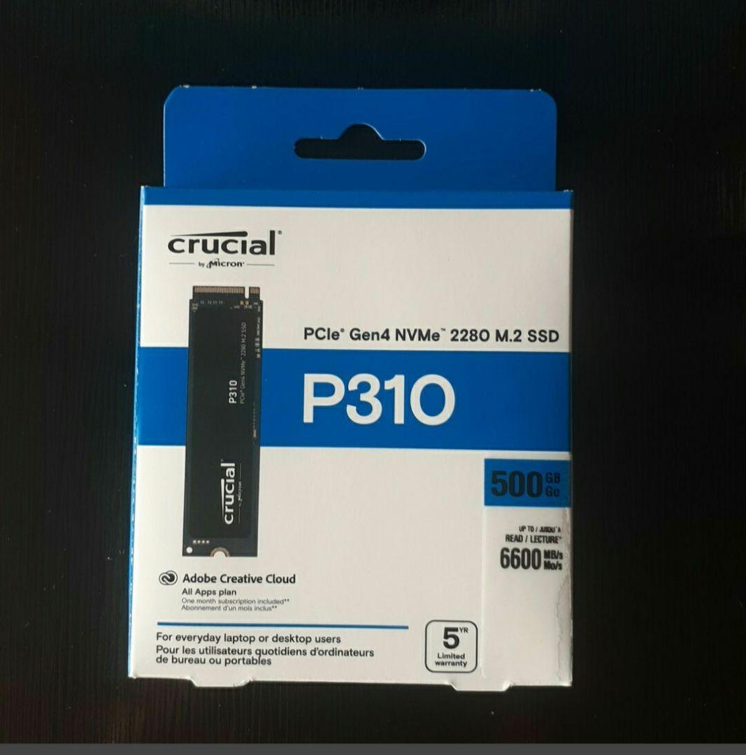 内蔵型SSD Crucial P310 500GB SSD PCIe Gen4 NVMe Amazon | Crucial P310 500GB 3D NAND NVMe PCle4.0 M.2 SSD 最大7,100