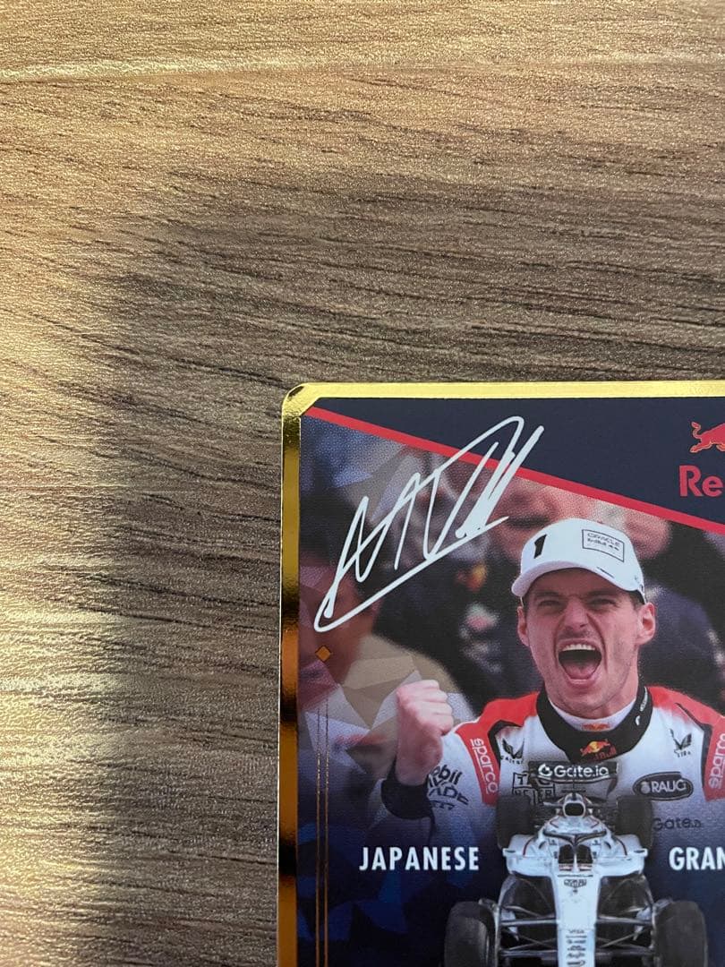 レッドブル マックス・フェルスタッペン サイン カード 他3枚 セット