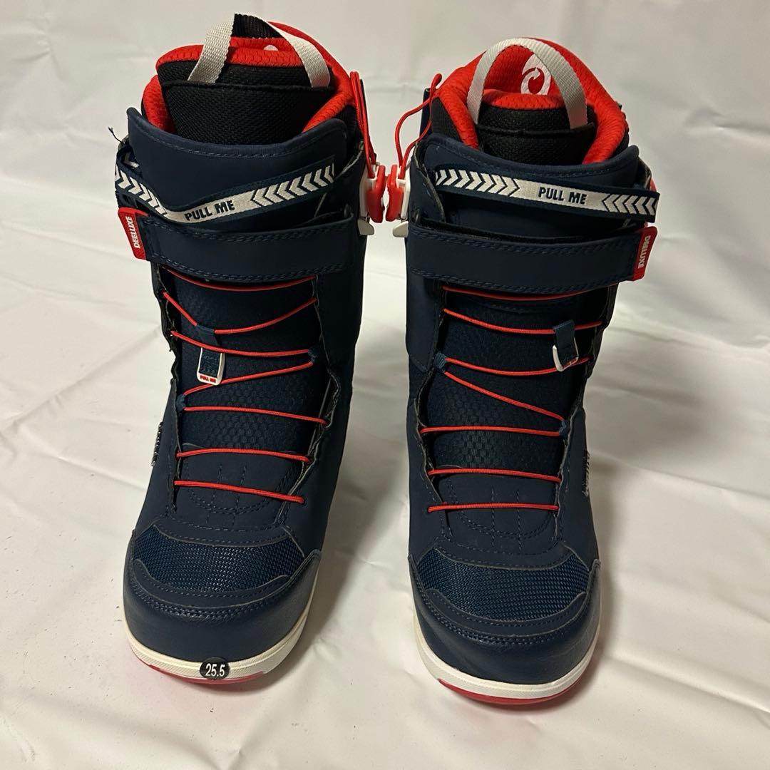 DEELUXE メンズスノーボード ブーツ　25.5cm ネイビー×レッド