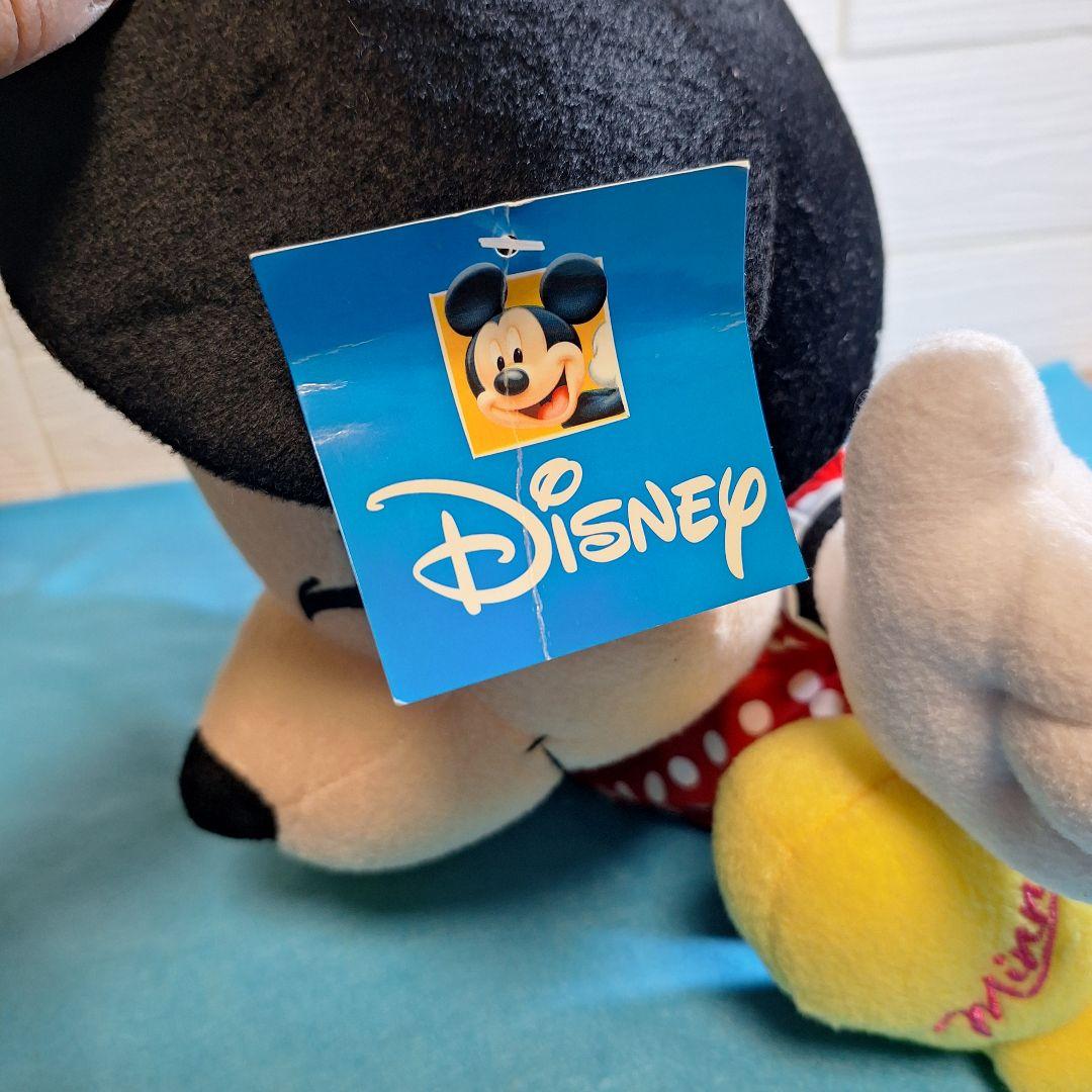 希少・80周年記念 ミニーマウス ぬいぐるみ ウインク 28cm 香港