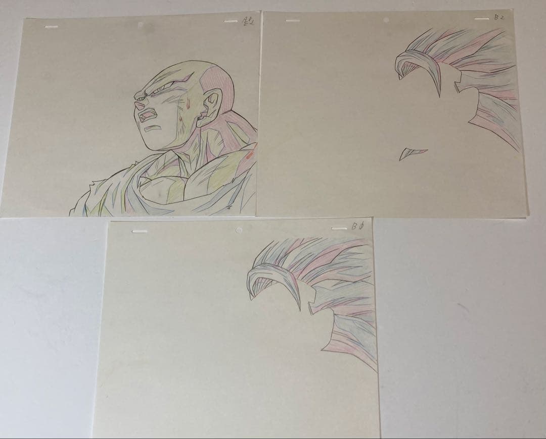 d６５　ドラゴンボールＺセル画【悟空】作画記録・動画・背景画付き