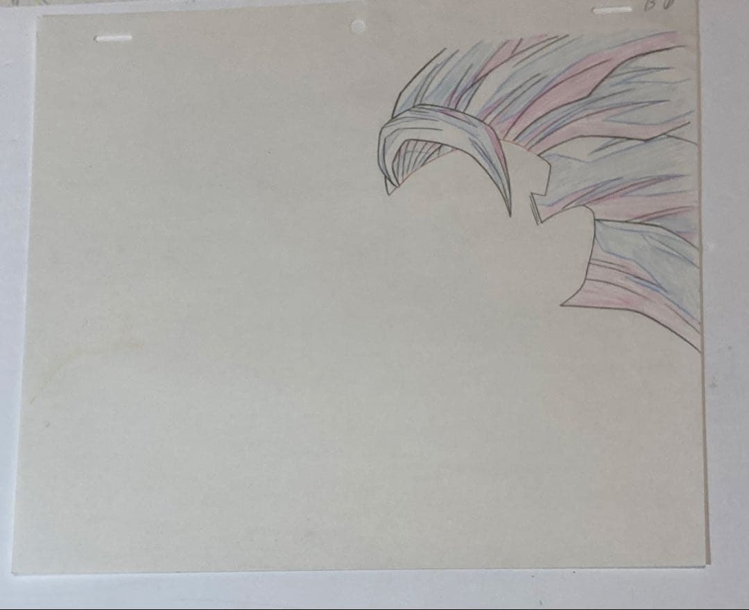 d６５　ドラゴンボールＺセル画【悟空】作画記録・動画・背景画付き