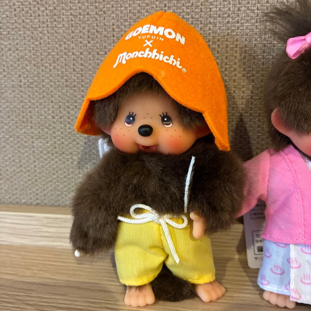 新品 湯布院限定 モンチッチ 3体 GOEMON熊本限定デコポン おまけ付き