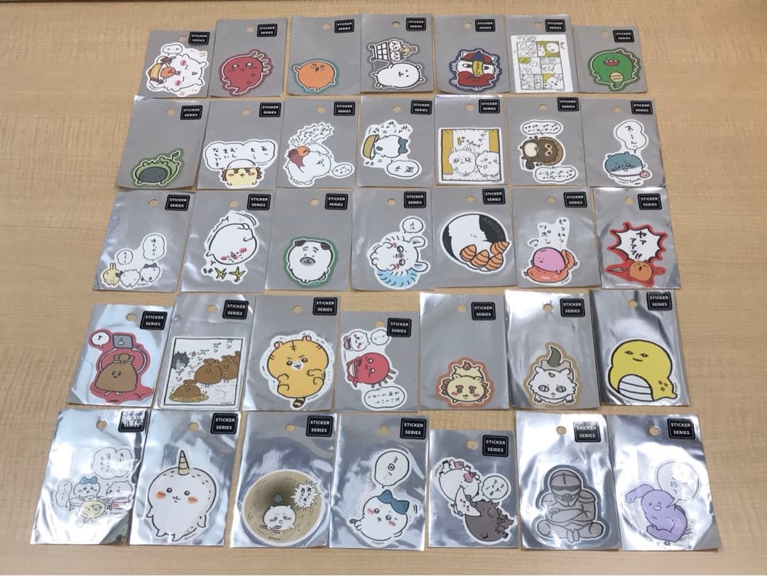 ❶ナガノキャラクターズ スマホに貼れるサイズのステッカー まとめ売り