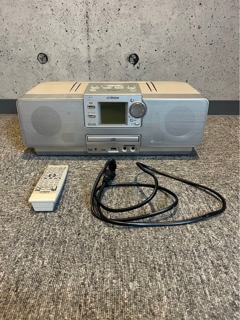 ビクターCD/メモリーポータブルシステム RD-M8-S - メルカリ