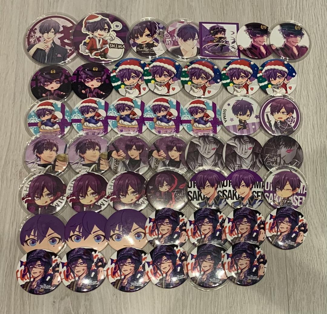 まとめ売り 浦島坂田船 志麻 缶バッジ 100個