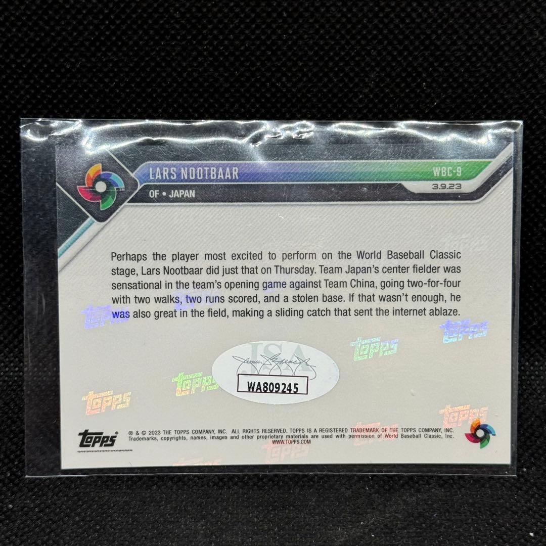Topps Now WBC 日本代表 ヌートバー 直筆サイン JSAホログラム - メルカリ