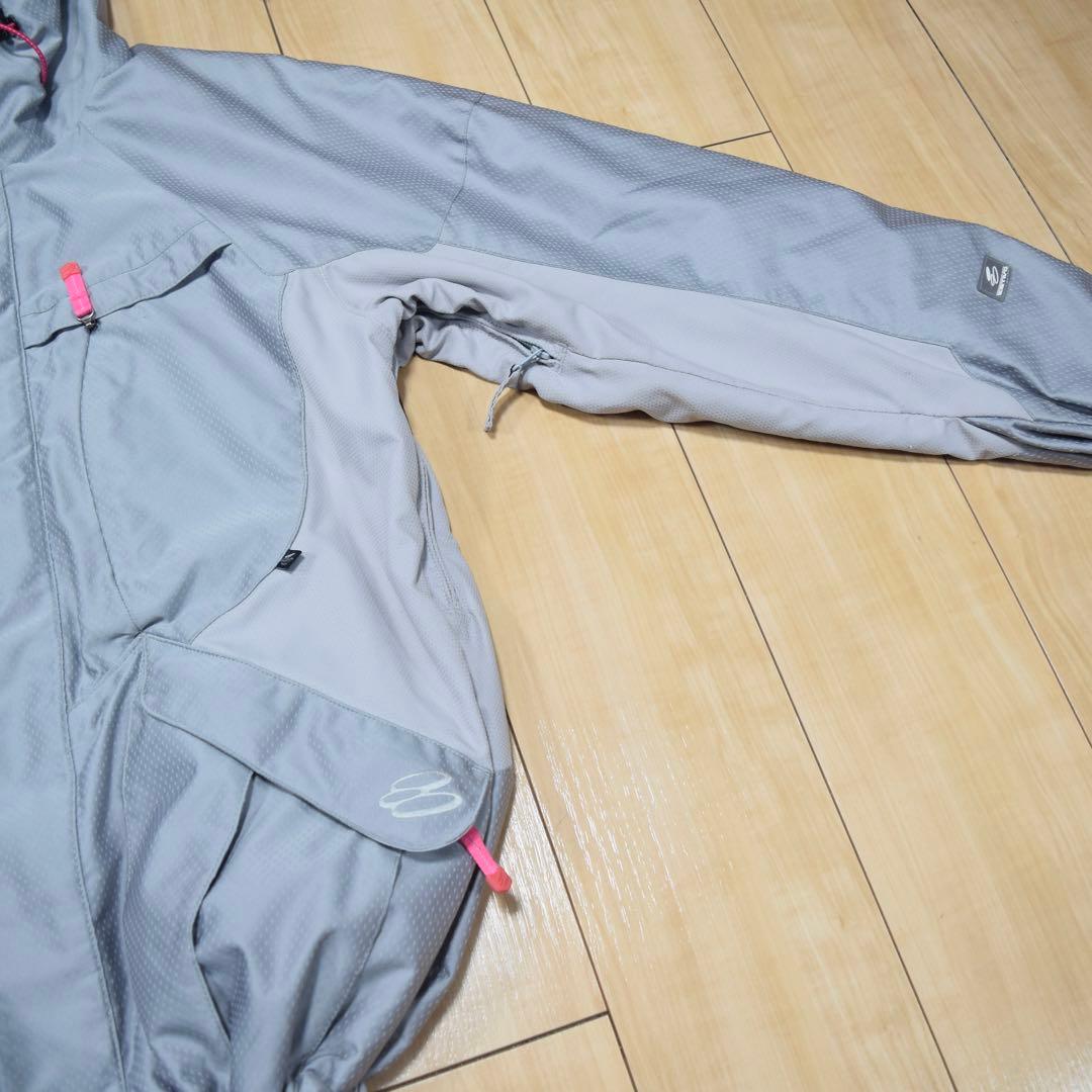 y2k ナイロンシェルジャケットシルバー テック系 archive 00s - メルカリ