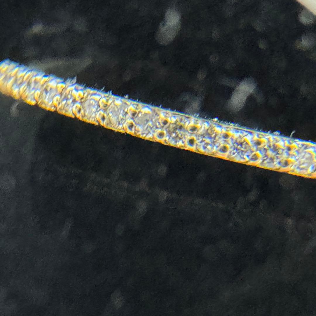 Luire エタニティリング 0.1ct K18 シャンパンゴールド 11号