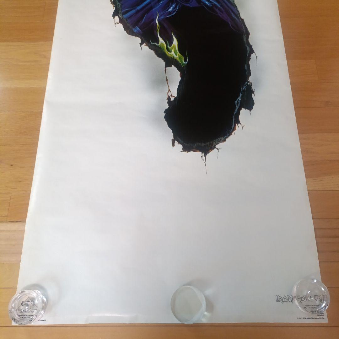 IRON MAIDEN 1987 大判ポスター ヴィンテージ レア