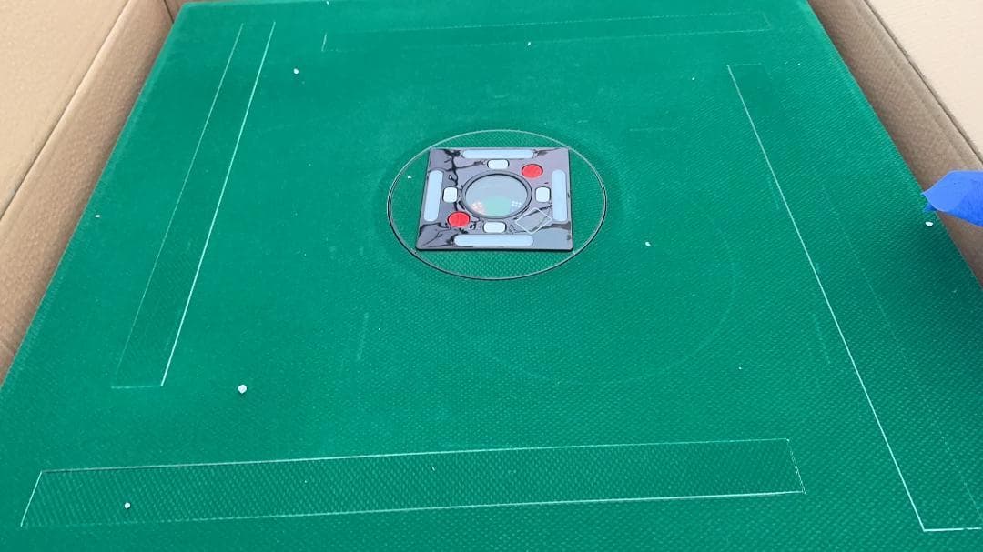 中古1693全自動麻雀卓 28mm 黒　静音式 折り畳み式 ブラック 28mm