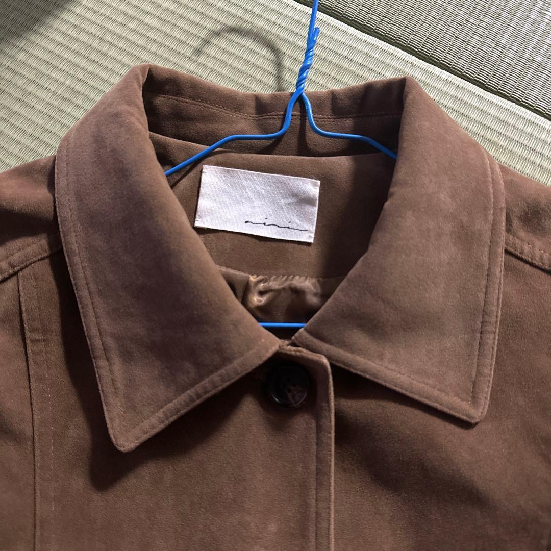 完売品】aere（アエレ）eco suede half coat - メルカリ
