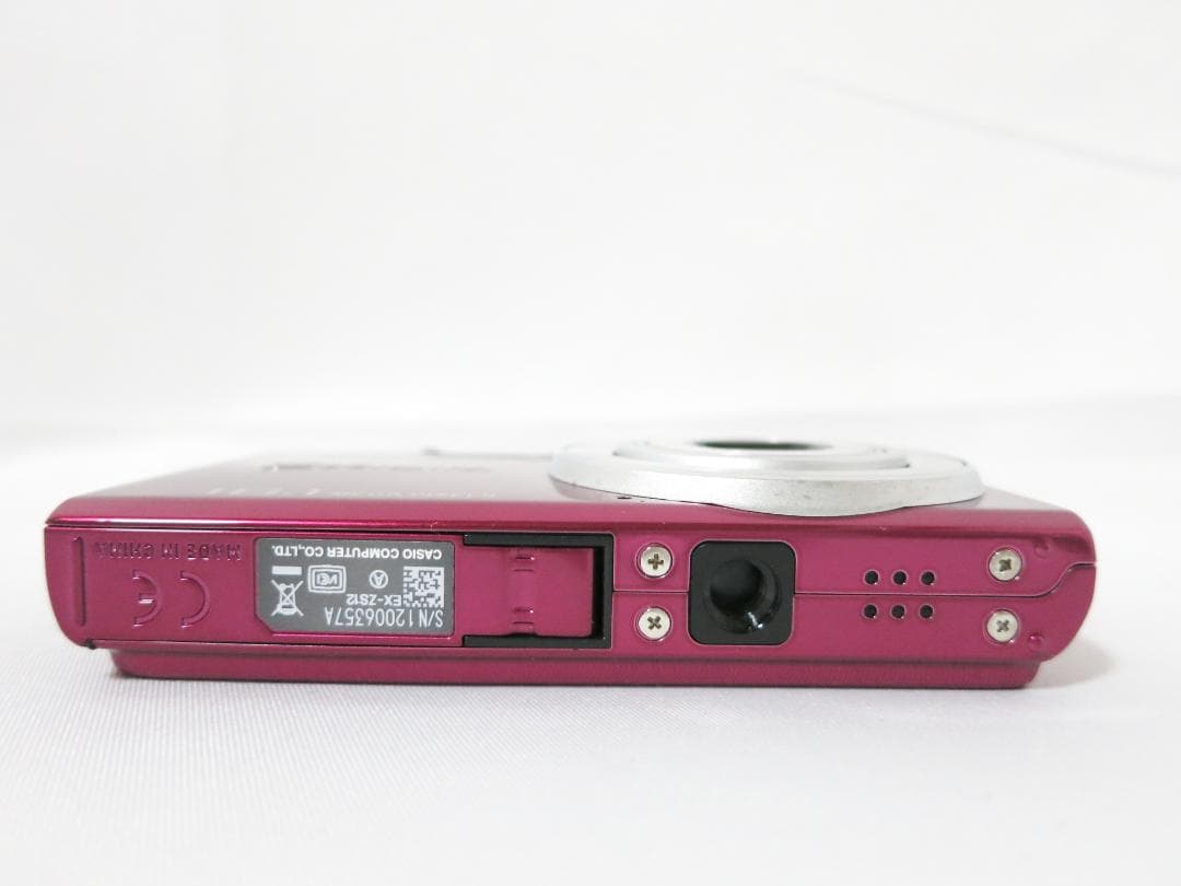 ジャンク品／デジタルカメラ CASIO EXILIM EX-ZS12 ピンク - メルカリ
