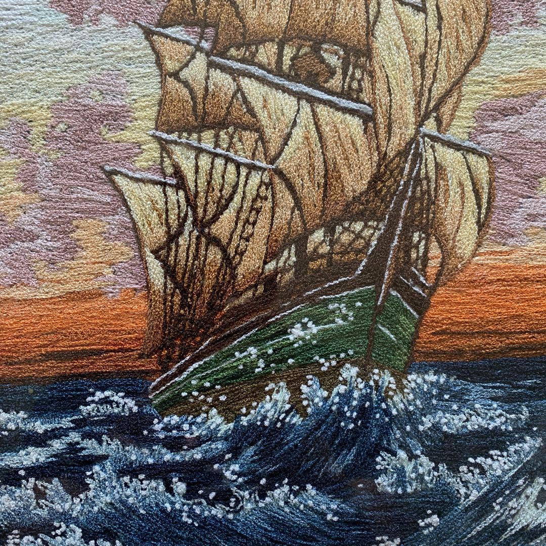 糸の絵画　即日発送