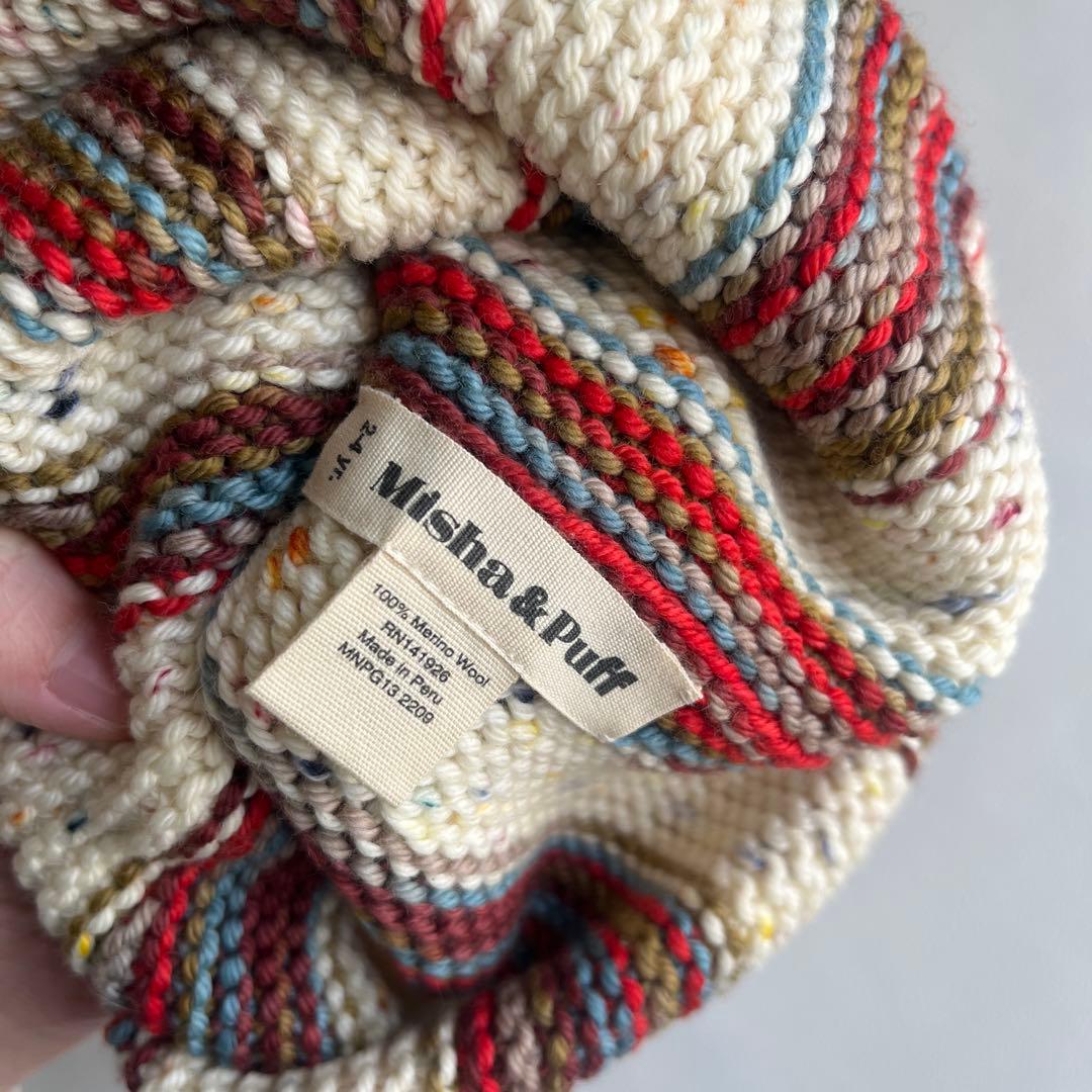 misha&puff garter hat ニット帽 - メルカリ