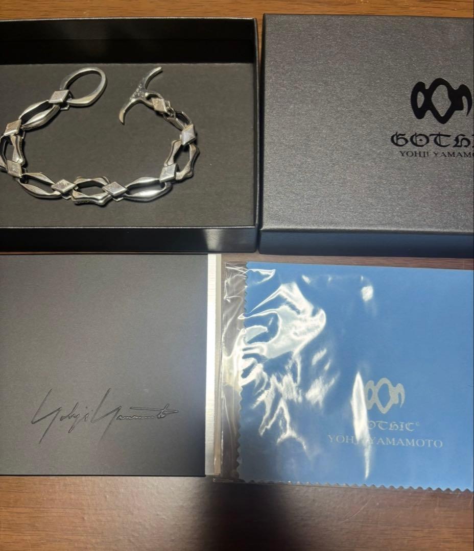 今週限定価格！　yohjiyamamoto GOTHICシルバーブレスレット SILVER 950 GOTHIC CHAIN BRACELET(FREE SIZE Silver): GOTHIC YOHJI