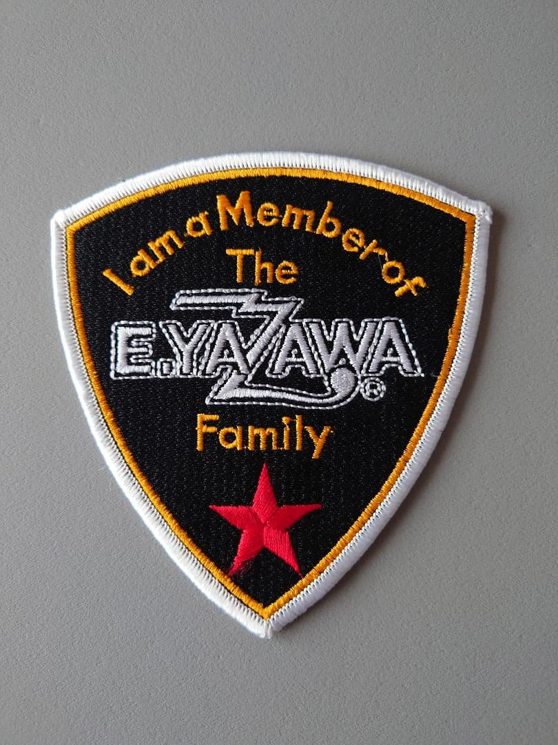 矢沢永吉 【矢沢ファミリー刺繍ワッペン/ブラック】★新品同様未使用品