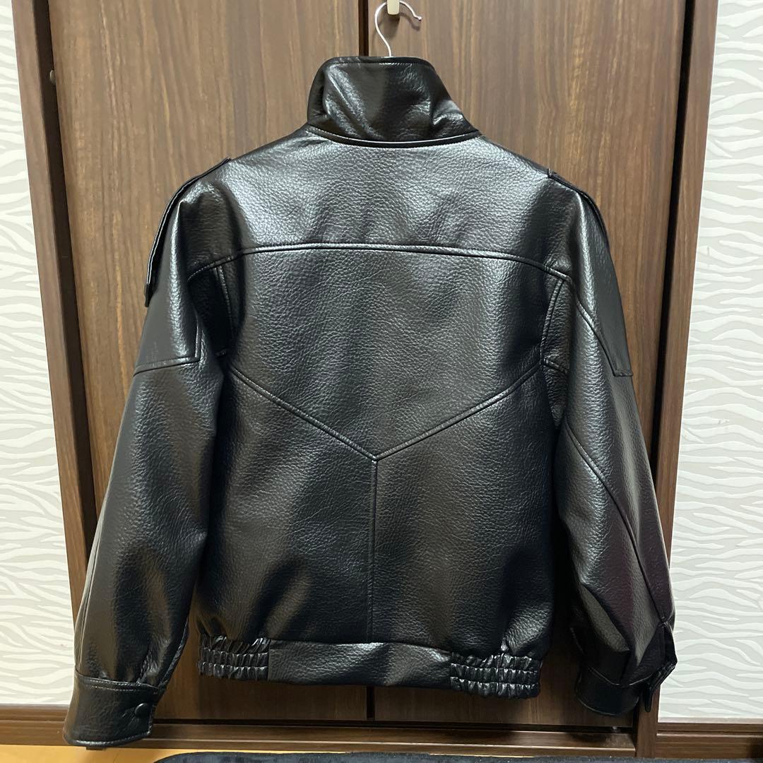 ZARA 風 フェイクレザージャケット YSL 革ジャン - メルカリ