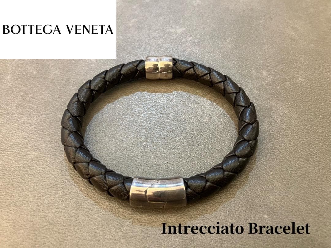 ⭐美品⭐ ボッテガ・ヴェネタ イントレチャート 定番ブレスレット Mサイズ BOTTEGA VENETA（ボッテガ・ヴェネタ） ブレスレット Mサイズ イントレ